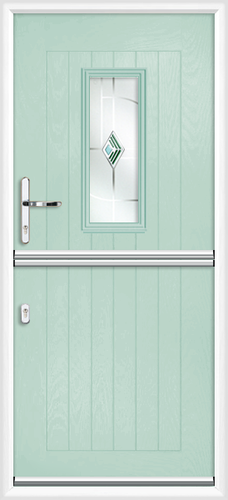 Cumbria green cavana composite stable door 