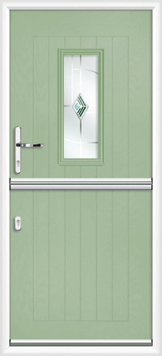 Cumbria green cavana composite stable door 