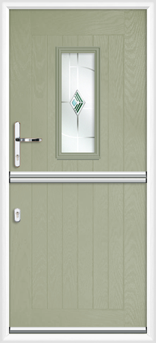 Cumbria green cavana composite stable door 