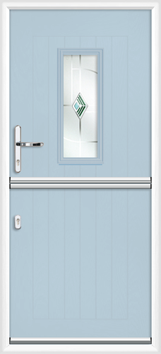 Cumbria green cavana composite stable door 