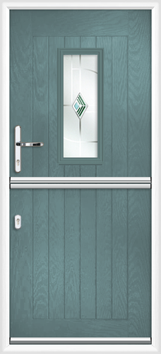 Cumbria green cavana composite stable door 