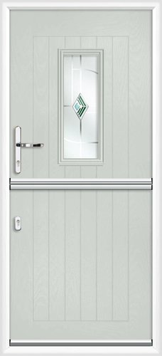 Cumbria green cavana composite stable door 