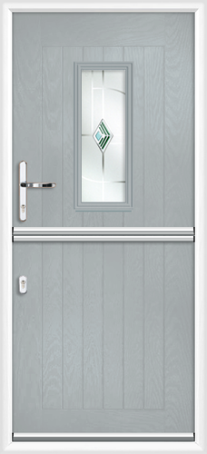 Cumbria green cavana composite stable door 