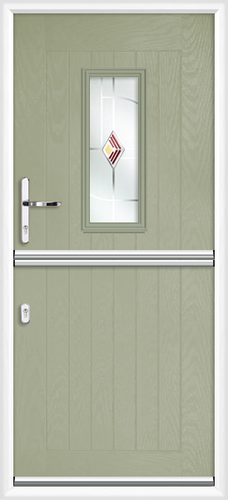 Cumbria red cavana composite stable door 