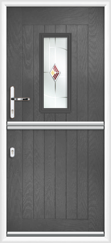 Cumbria red cavana composite stable door 