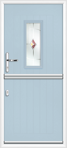 Cumbria red cavana composite stable door 