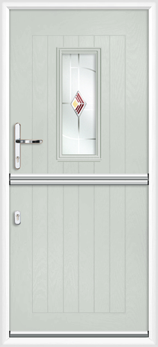 Cumbria red cavana composite stable door 