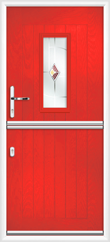 Cumbria red cavana composite stable door 