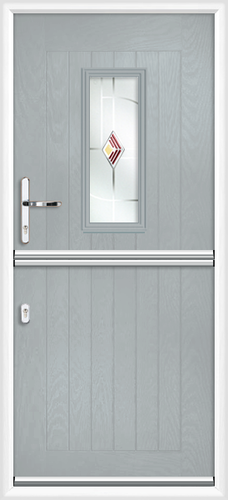 Cumbria red cavana composite stable door 