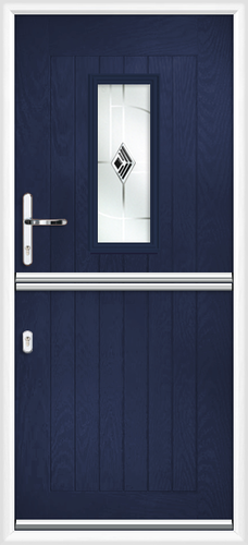 Cumbria black cavana composite stable door 