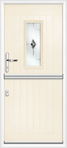 Cumbria black cavana composite stable door 