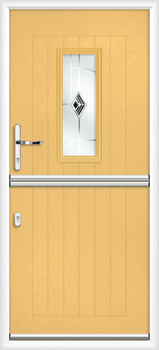 Cumbria black cavana composite stable door 