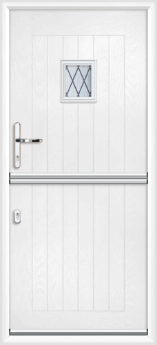 Cheshire diamond lead composite stable door 