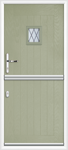 Cheshire diamond lead composite stable door 