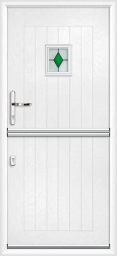 Cheshire green sextet composite stable door 