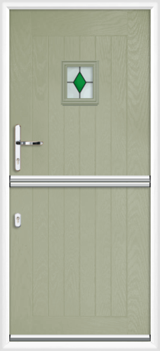 Cheshire green sextet composite stable door 