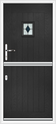 Cheshire black sextet composite stable door 