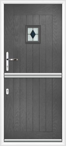 Cheshire black sextet composite stable door 