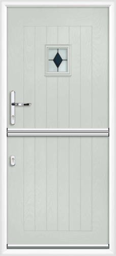 Cheshire black sextet composite stable door 