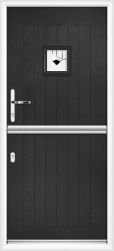 Cheshire black cavana composite stable door 