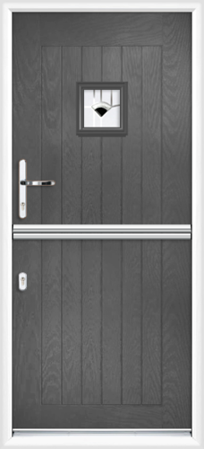 Cheshire black cavana composite stable door 