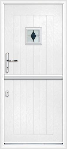 Cheshire black sextet composite stable door 