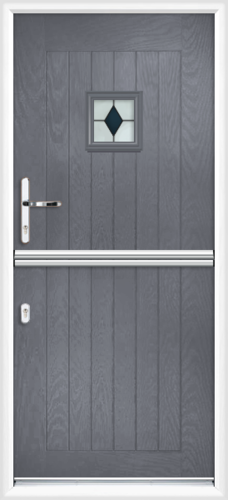 Cheshire black sextet composite stable door 