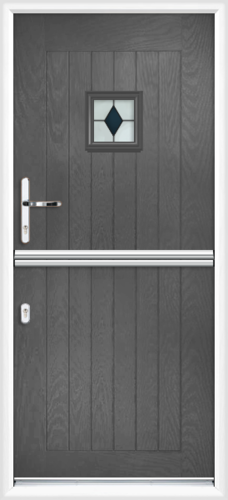 Cheshire black sextet composite stable door 