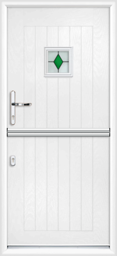 Cheshire green sextet composite stable door 