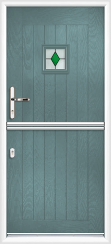 Cheshire green sextet composite stable door 