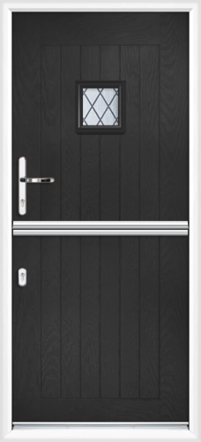 Cheshire diamond lead composite stable door 