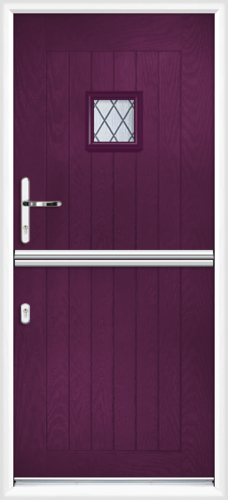 Cheshire diamond lead composite stable door 