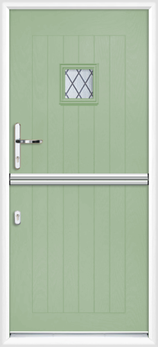 Cheshire diamond lead composite stable door 