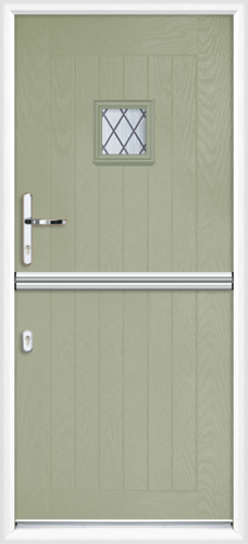 Cheshire diamond lead composite stable door 