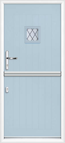 Cheshire diamond lead composite stable door 