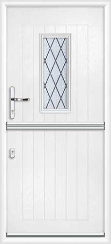 Cumbria diamond lead composite stable door 