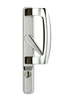 Chrome patio door handles