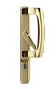 Gold patio door handles