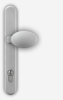 Rock Door silver lever pad handle