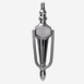 Slimline Urn knocker - Chrome