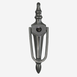 Slimline Urn With Spyhole knocker - Graphite Silver