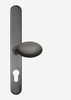 Superior lever pad graphite silver door handle