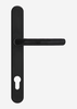 Superior balmoral black door handle